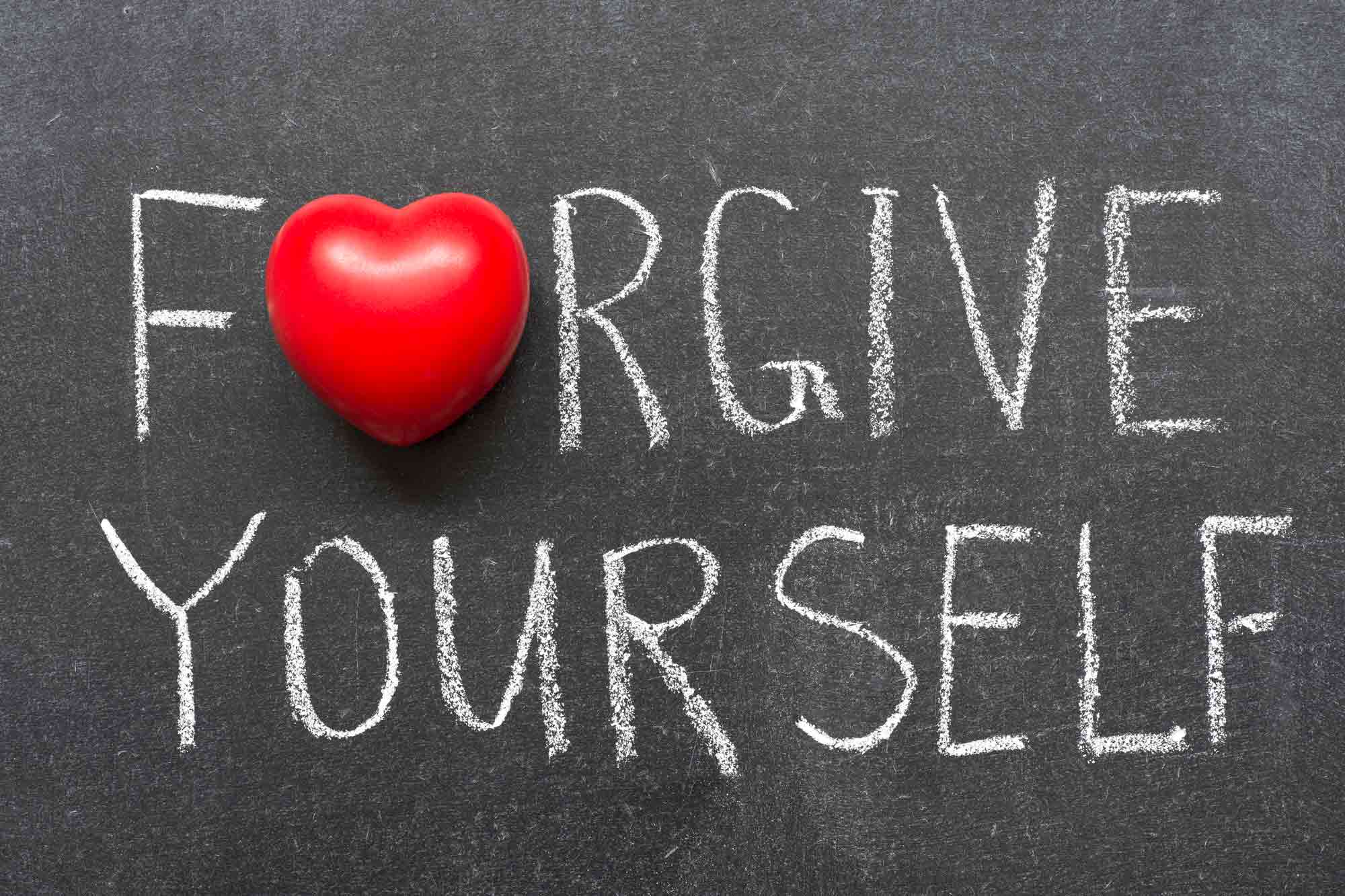 Forgiving yourself is an important step on your journey to lasting love.