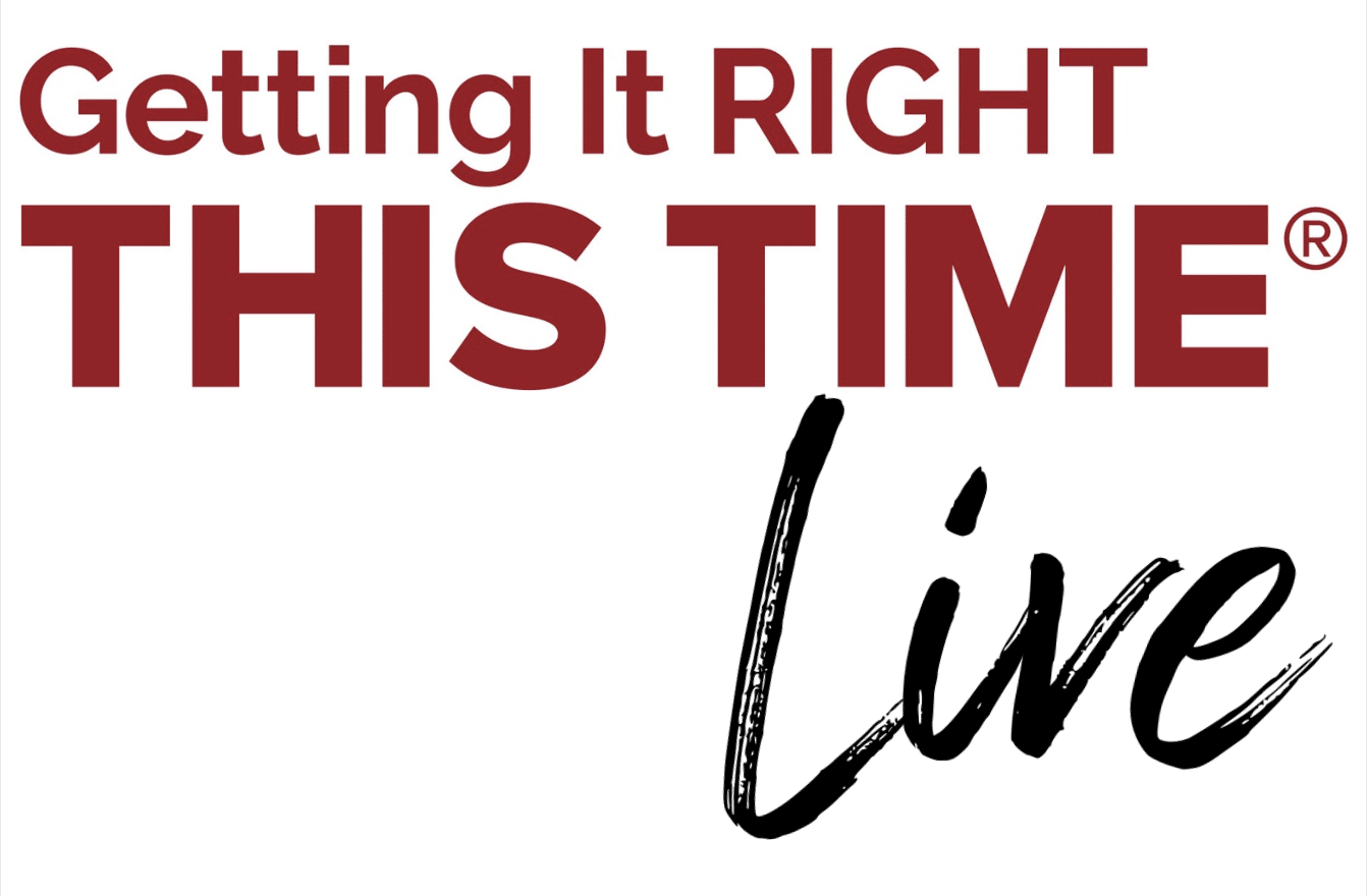 Getting It Right This Time Live